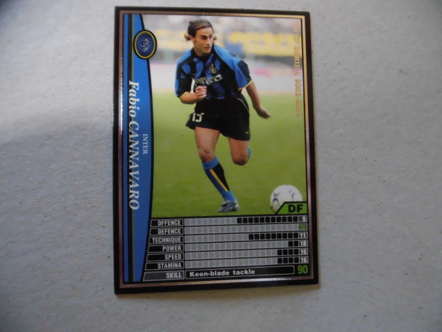 WCCF 02-03 黒 ファビオ?カンナヴァロ 098 /288