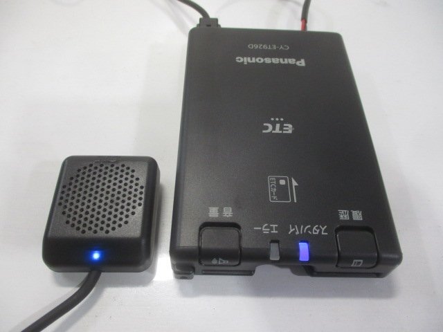 Panasonic パナソニック アンテナ分離型 音聲タイプ 新セキュリティ対応 ETC車載器 CY-ET926D 動(dòng)作確認(rèn)済み 中古