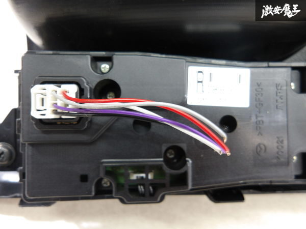 マツダ 純正 DJ3FS デミオ マルチモニターセット ユニット ナビボタンスイッチ センターコンソール D09W-66-9C0-P 即納 棚28-3