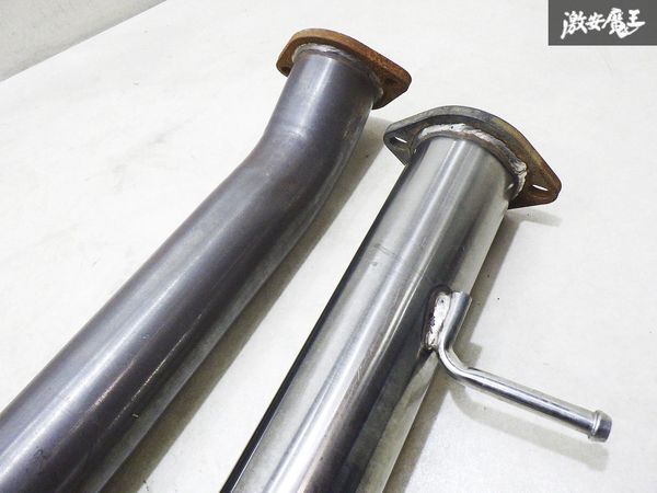 【売り切り！】JZX00 マーク2 チェイサー クレスタ 后期 1JZ-GTE 中間 パイプ ストレート センター マフラー 76φ ドリ車加工用に 棚F-7