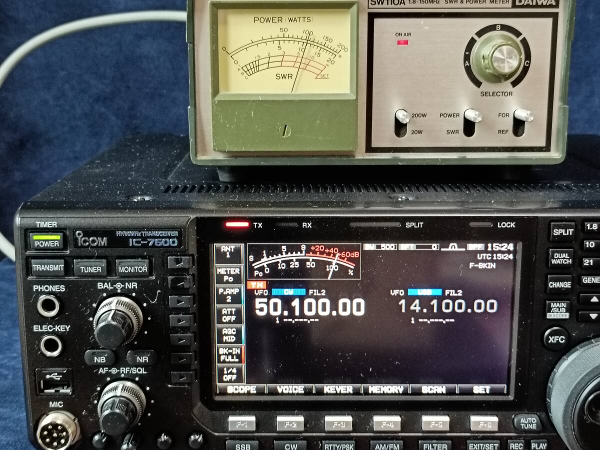 出力100W確認(50MHz)