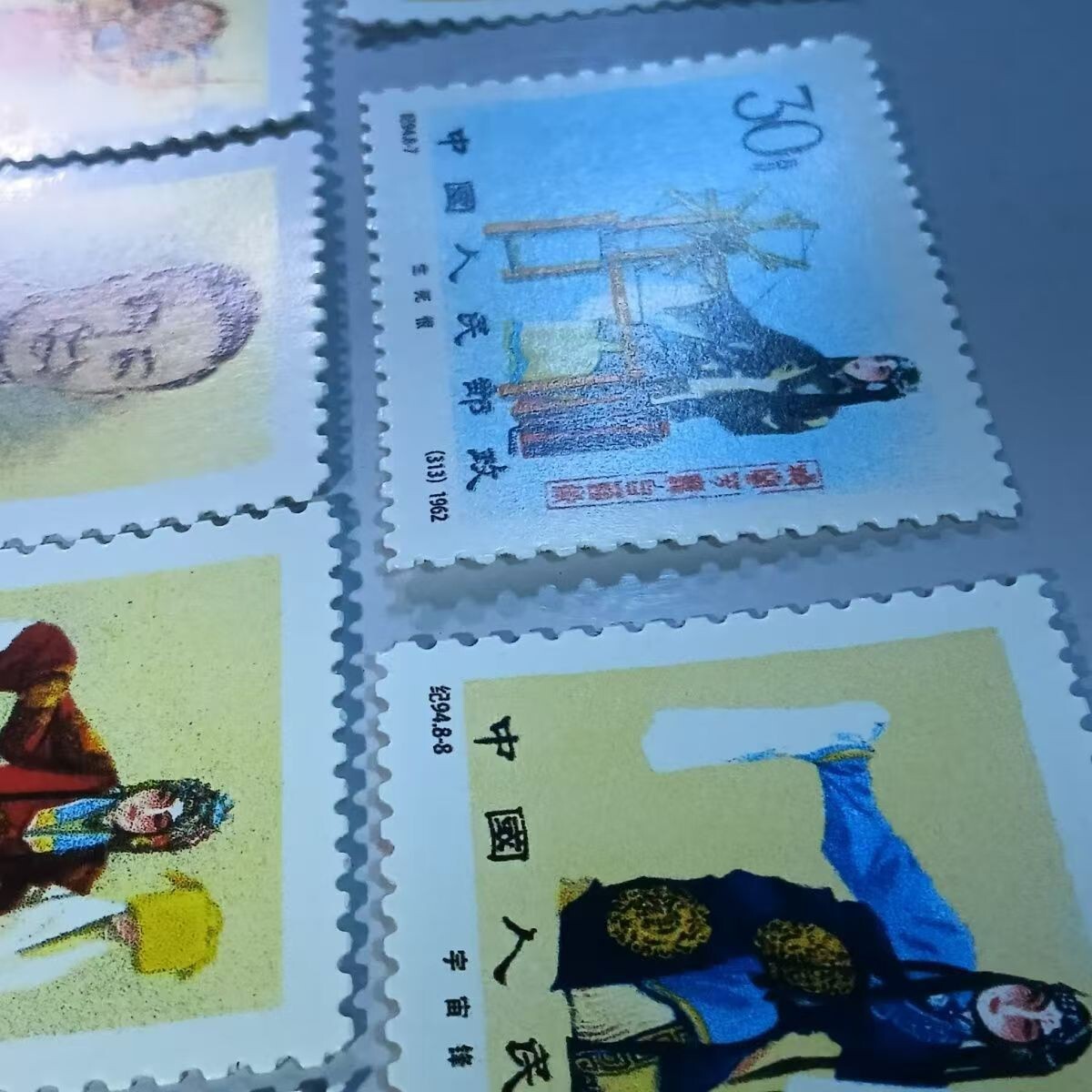 中国切手 紀94 梅蘭芳舞台芸術 104 YP 中国人民郵便 中国切手 1962年(紀94) 梅蘭芳舞台芸術 8