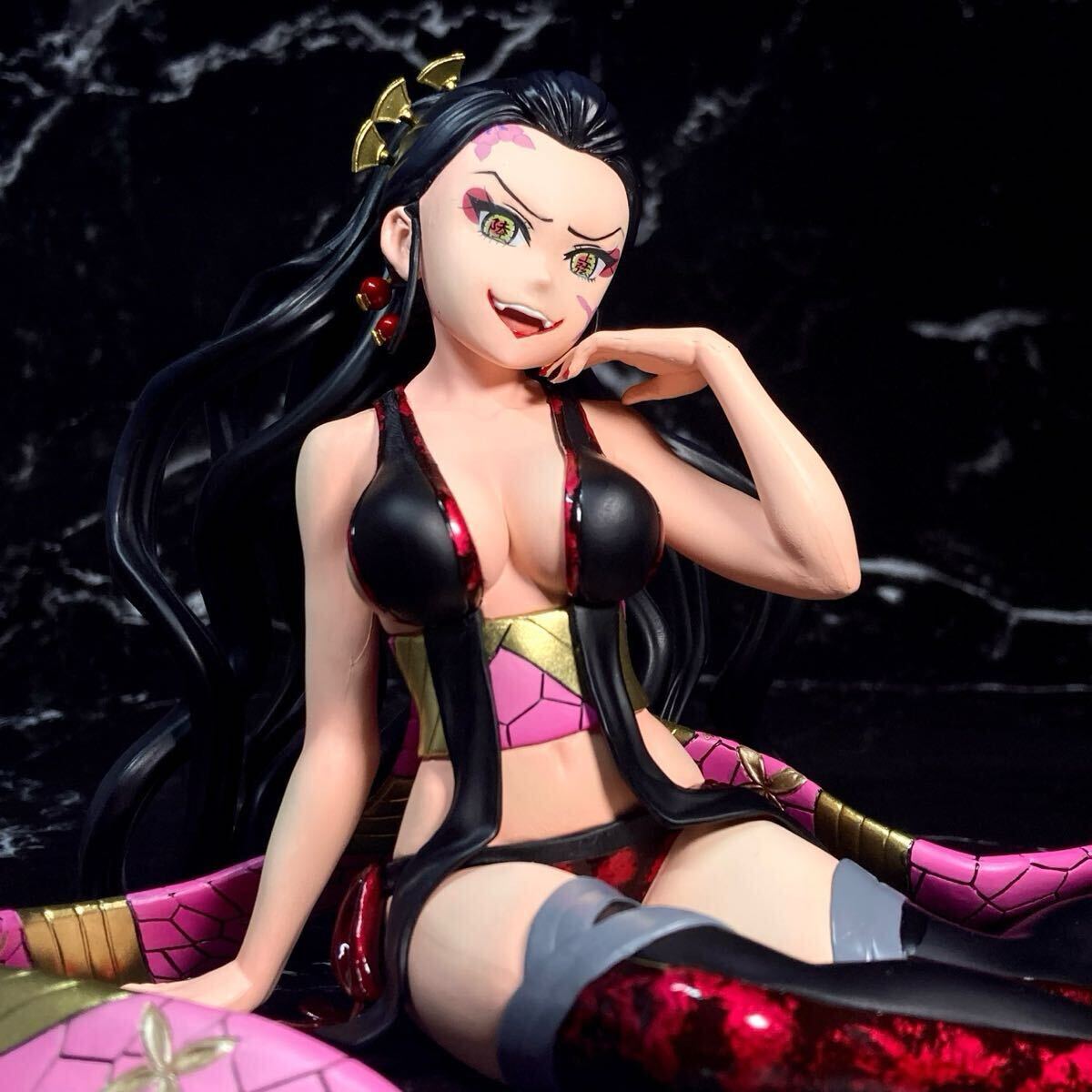 鬼滅の刃 GLITTER&GLAMOURS 堕姫 リペイント 美少女 フィギュア