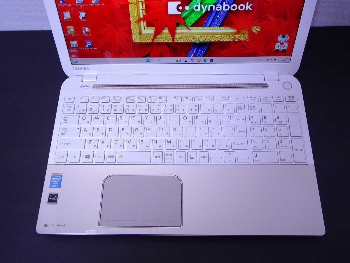 東芝 フルHD T554/76LG Win11/Core i7-4700MQ/8GB/120GB/DVD-Sマルチ/無(wú)線/Office
