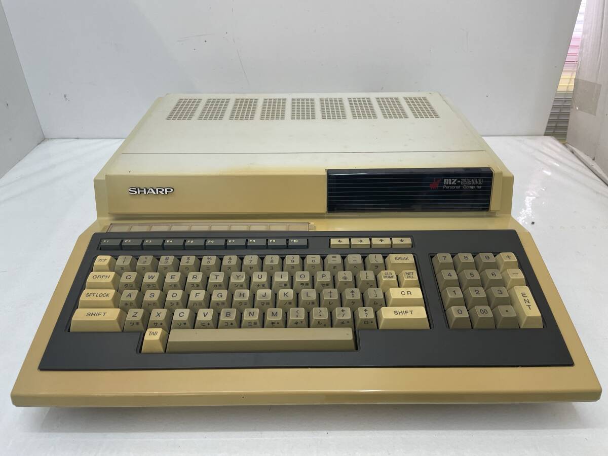 [I-1-R23] редкий retro PC SHARP sharp MZ-2200 электризация только проверка 