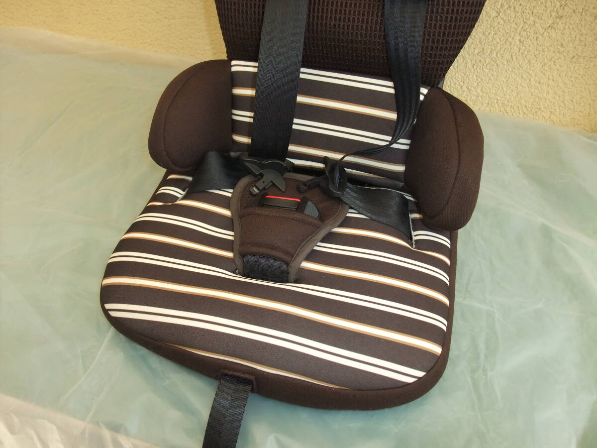 日本育児 チャイルドシート トラベルベスト ECプラス 　ブラウンボーダー 　使用期間の少ない中古美品