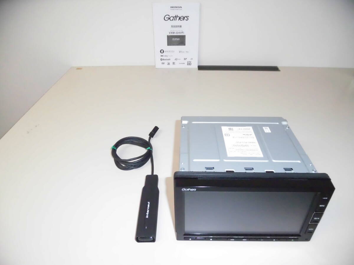 N3239 ホンダ【HONDA】純正 Gathers インターナビ VXM-224VFi 中古品