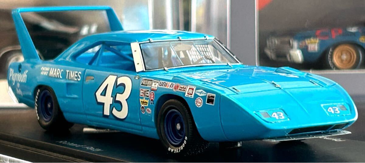 Aページ スパーク Spark 1/43 Plymouth Superbird n°43 Winner Riverside
