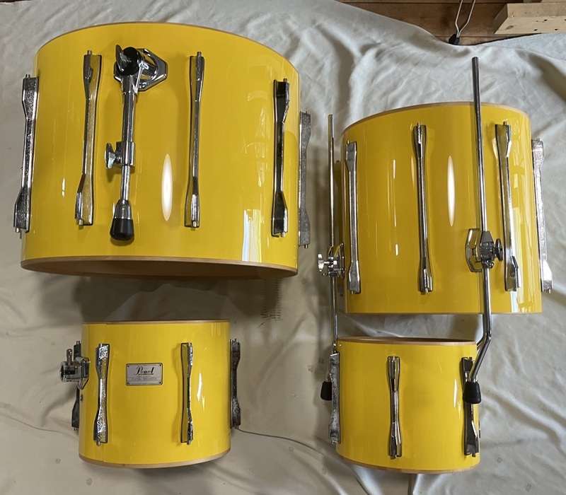 Pearl ZENTHAL RESONATOR 22'BD,16'FT「JUNK扱い」、12’13’TT　ドラムセット