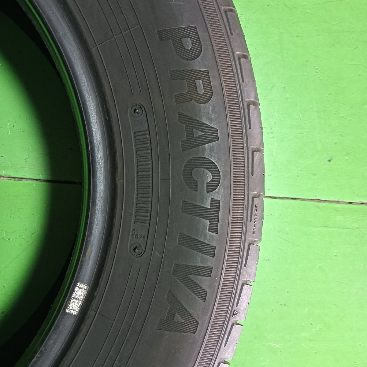 T4-28-4●【送料無料！1本のみ】195/65R15 91S PRACTIVA 2023年制/山あり/夏タイヤ/適格請求書発行可能