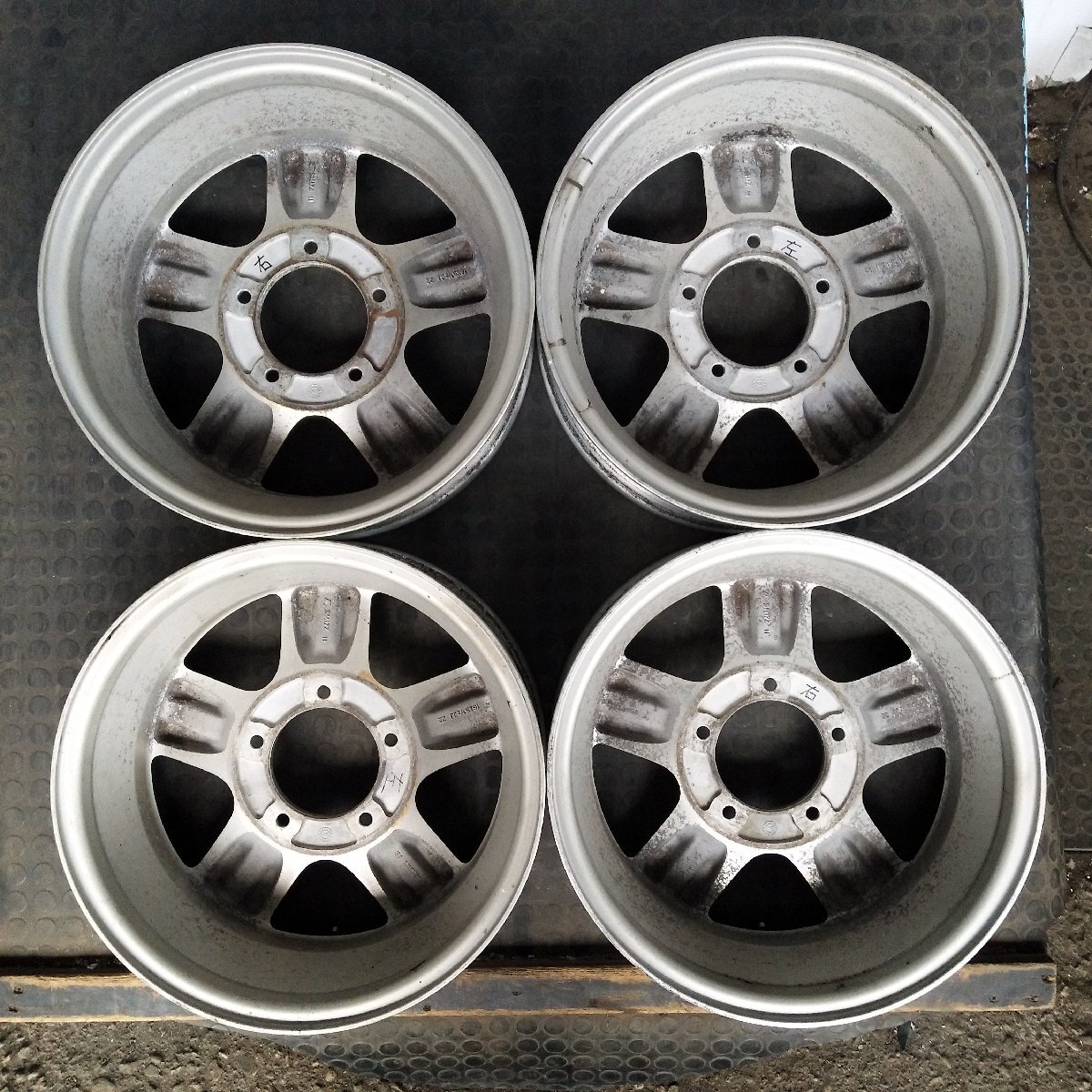 T5-38[4шт.@ цена ][16x5.5J 5x139.7 ET+22 ступица 108] Suzuki SUZUKI оригинальный * Jimny JB23 и т.п. * витрина самовывоз возможность *.. заявление выпуск возможность 