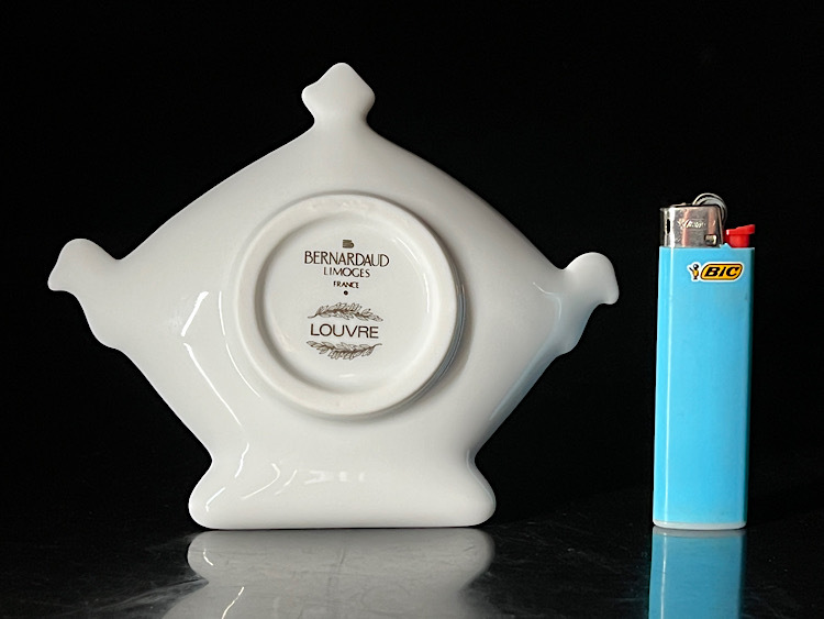 【瑞】BERNARDAUD ベルナルド LOUVRE　シュガーポット形　小皿?。得? bimg=