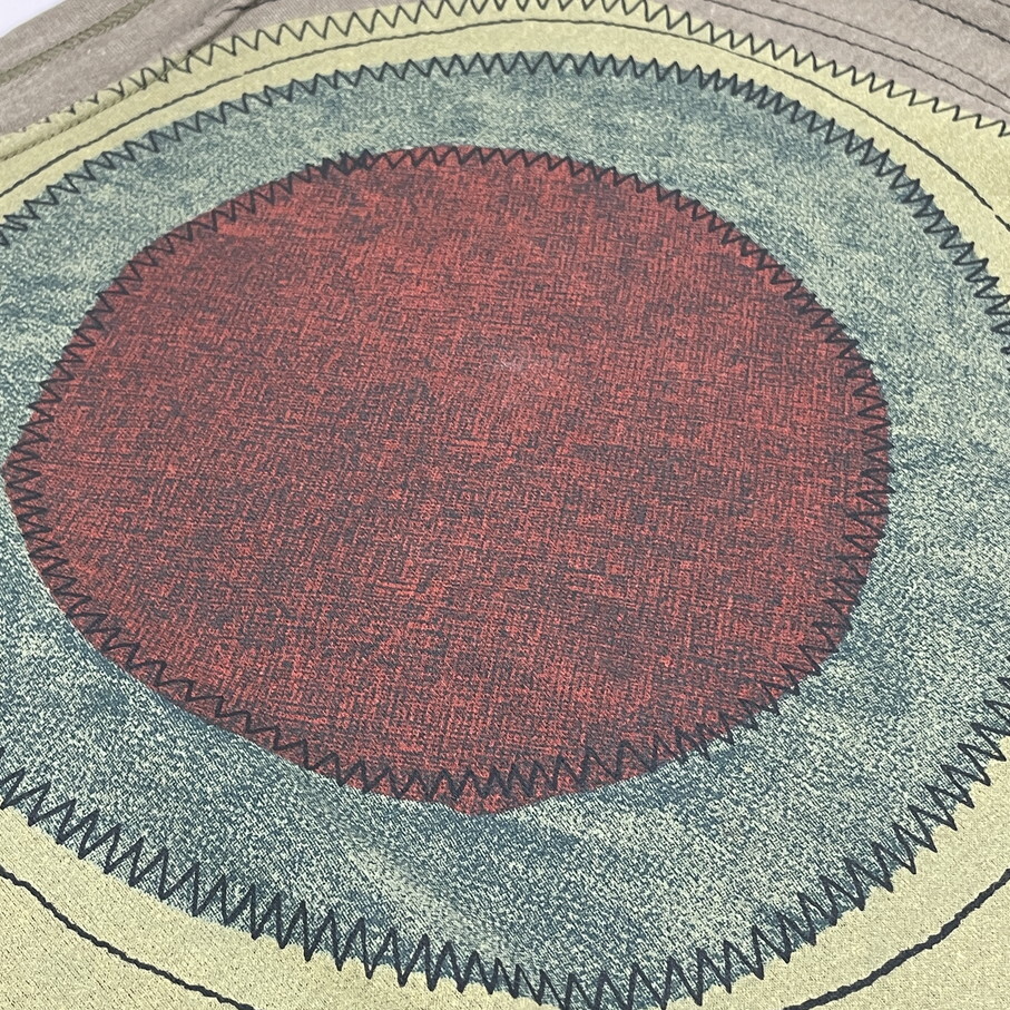 io comme io[38] оттенок зеленого cut and sewn футболка tops ткань хлопок . сделано в Японии уличный casual matsuosenso Uni ko Io com Io 