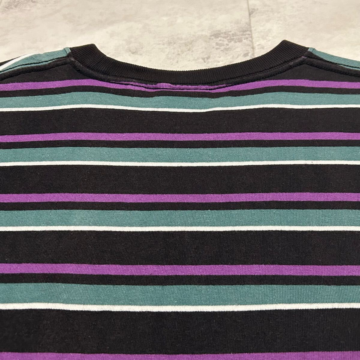 THRASHER MAGAZINE スラッシャー San Francisco ボーダー ロゴ 刺繍 半袖Tシャツ_画像6