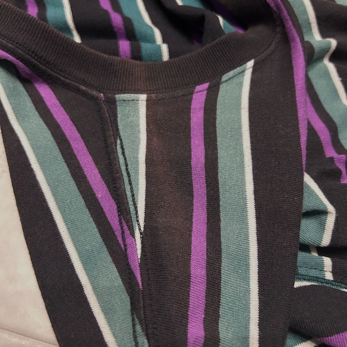 THRASHER MAGAZINE スラッシャー San Francisco ボーダー ロゴ 刺繍 半袖Tシャツ_画像8