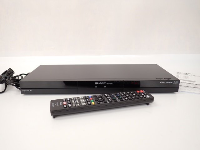 【美品】 SHARP シャープ AQUOS アクオス ブルーレイディスクレコーダー 2B-C10GW1 1TB 2024年制 2025年5月購入 保証書付 □ 721EE-1