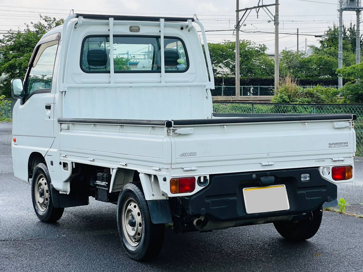 H17年LE-TT2 サンバートラック4WD◎オートマチック4WD エアコンパワステ付き◎車検9年5月タイミングベルト交換　走行距離52000キロ
