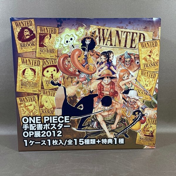 XB313○内箱未開封【 ONE PIECE ワンピース 手配書ポスター OP展