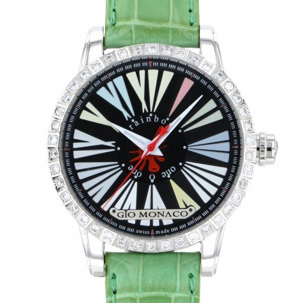  geo * Monaco GIO MONACO One O One Rainbow 892A черный циферблат outlet наручные часы мужской 