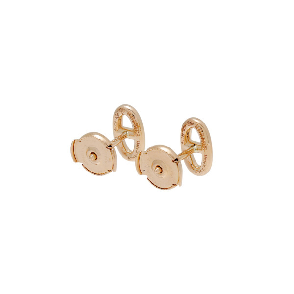 Hermes she-n Dunk rufa Randall TPM K18 rose Gold серьги б/у