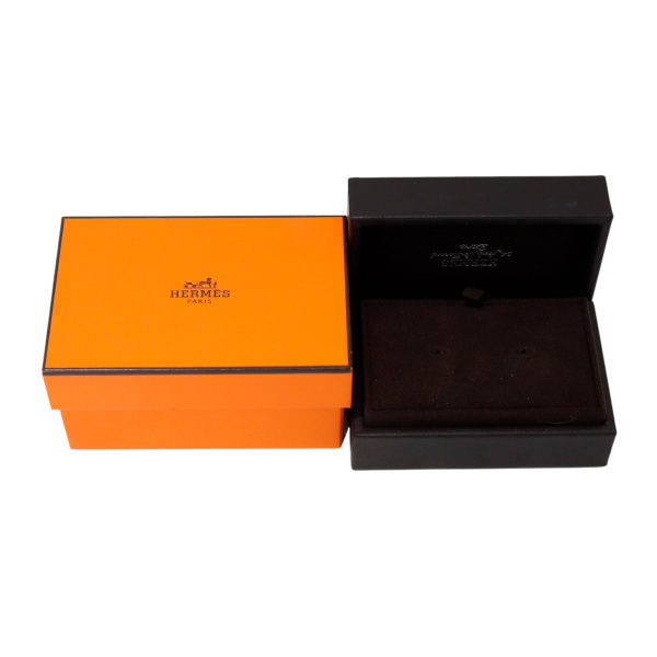  Hermes she-n Dunk rufa Randall TPM K18 rose Gold серьги б/у 