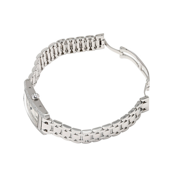 カルティエ Cartier タンク アメリカン SM WB701851 シルバー文字盤(pán) 中古 腕時(shí)計(jì) レディース