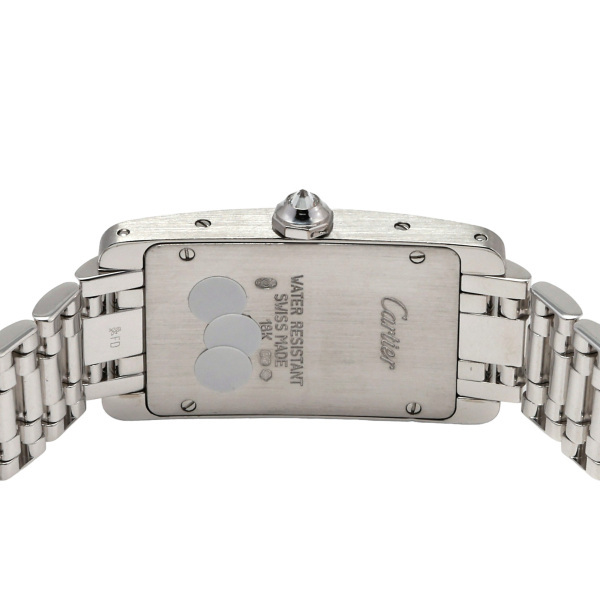 カルティエ Cartier タンク アメリカン SM WB701851 シルバー文字盤(pán) 中古 腕時(shí)計(jì) レディース