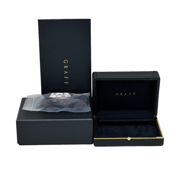 グラフ パヴェバタフライ K18ホワイトゴールド ピアス 中古_画像5