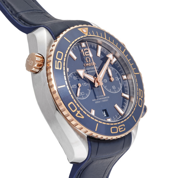 オメガ OMEGA シーマスター プラネットオーシャン 600M 215.23.46.51.03.001 ブルー文字盤 中古 腕時計 メンズ