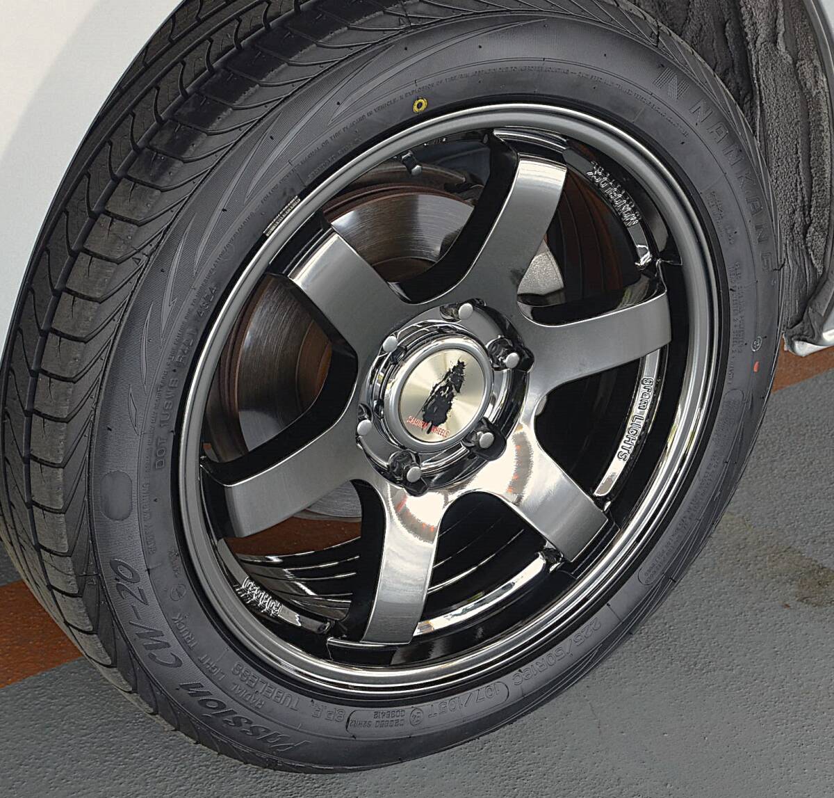 SAMURAI WHEELS (HSF 046) ・ ハイエース ・ 18インチ R18 18x8J +36 ( 6h 139.7 / ハブ径 110 ) 新品 / 4本セット (4本価格)_画像6