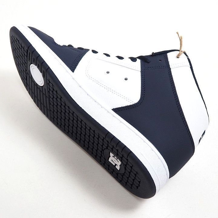 T213 новый товар DC SHOESti-si- обувь MANTECA 4 HI man teka - ikatto спортивные туфли темно-синий / белый 27cm