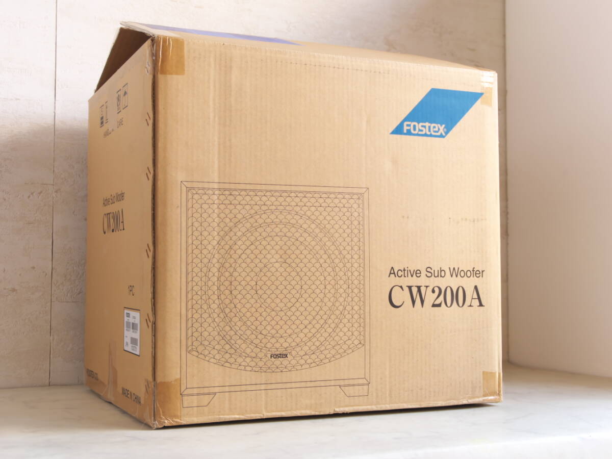 * высококачественный бас . сабвуфер! FOSTEX CW200A оригинальная коробка иметь превосходный товар сабвуфер fo стерео ks*