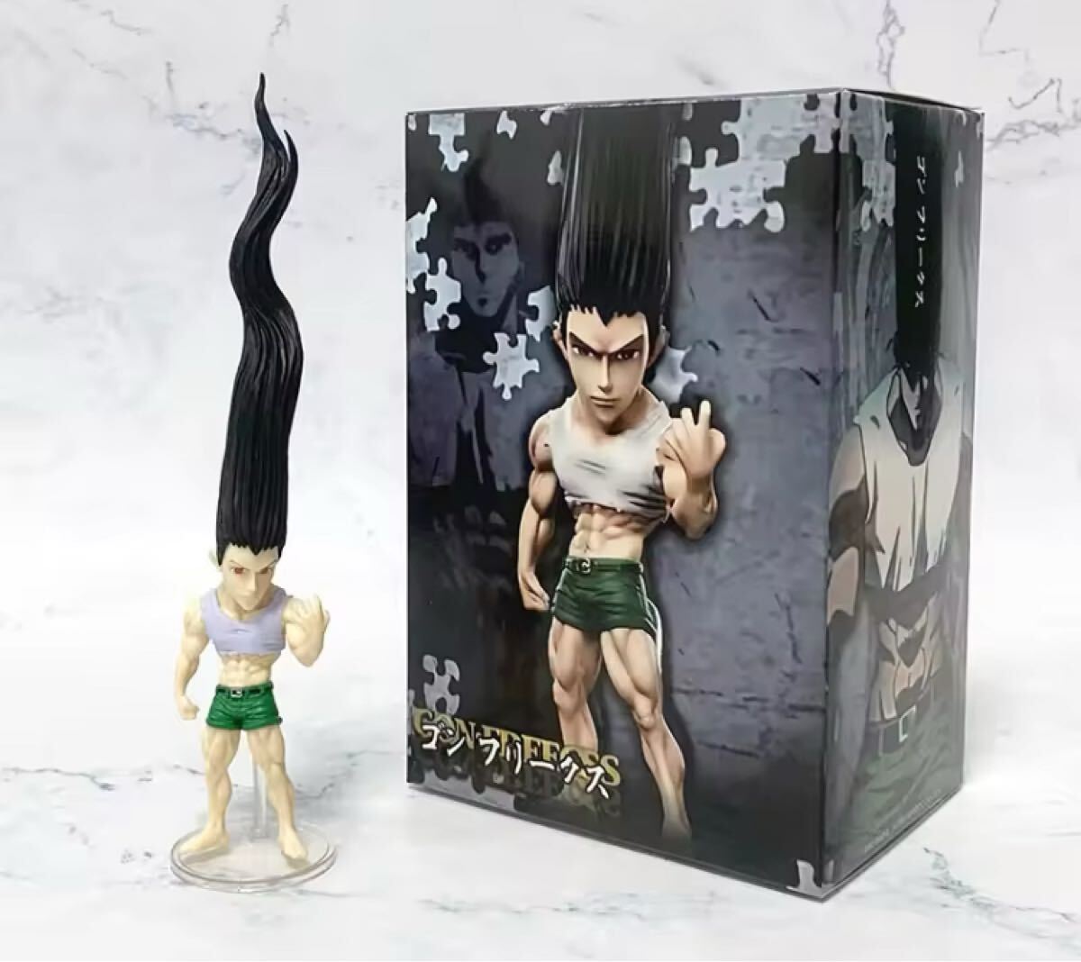 HUNTER×HUNTERgon* freak s long шерсть длина . фигурка PVC производства 19cm новый товар ограниченный товар редкость 