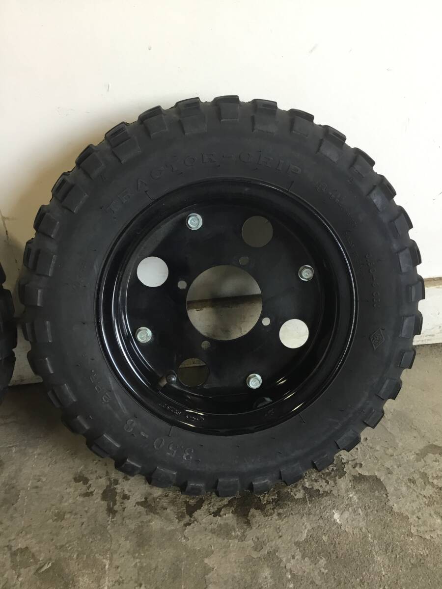 △ v 岐阜発/ バイク用/ タイヤホイール2本セット/ モンキー/ ゴリラ/ 3.50-8/ AB27/現(xiàn)狀品/ R7.5/20 △