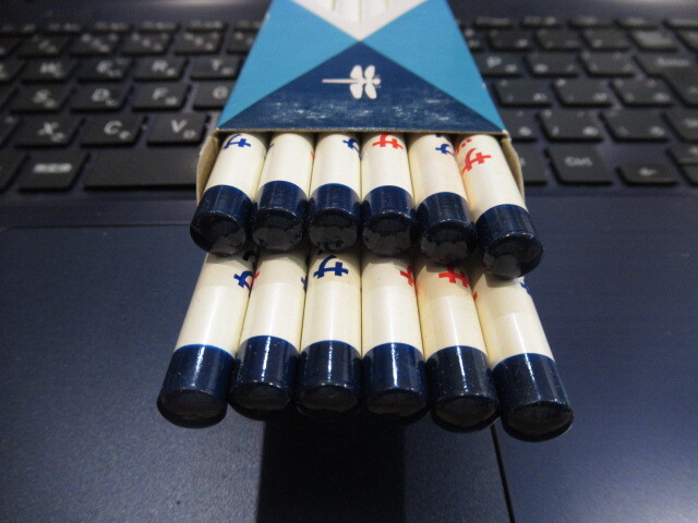 【未使用品】昭和レトロ トンボ鉛筆 サッポロリカー／サッポロソフト 販促品（12本入×1箱 HB）_画像4