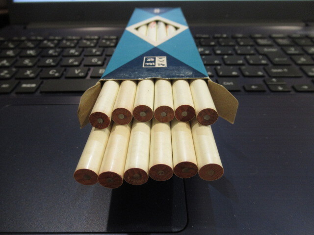 【未使用品】昭和レトロ トンボ鉛筆 サッポロリカー／サッポロソフト 販促品（12本入×1箱 HB）_画像5