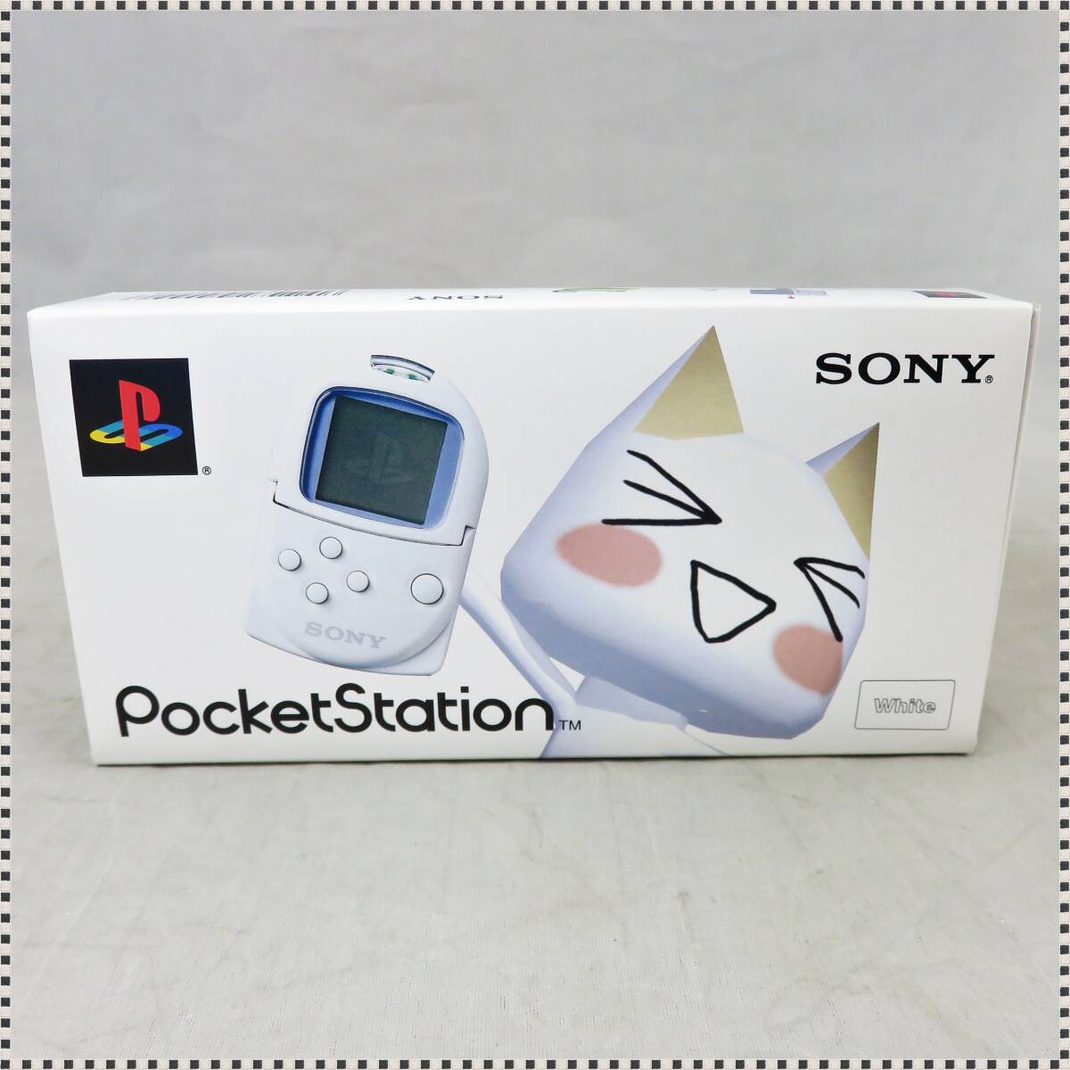 ほぼ未使用 】ポケットステーション ホワイト SCPH-4000 箱説 ほぼ未使用 】ポケットステーション ホワイト SCPH-4000 箱説