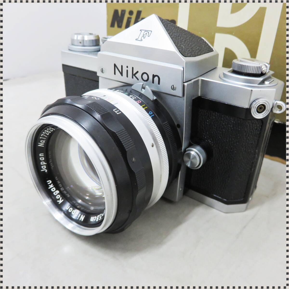 Nikon F アイレベル後期型 + NIKKOR-S Auto 50mm F1.4