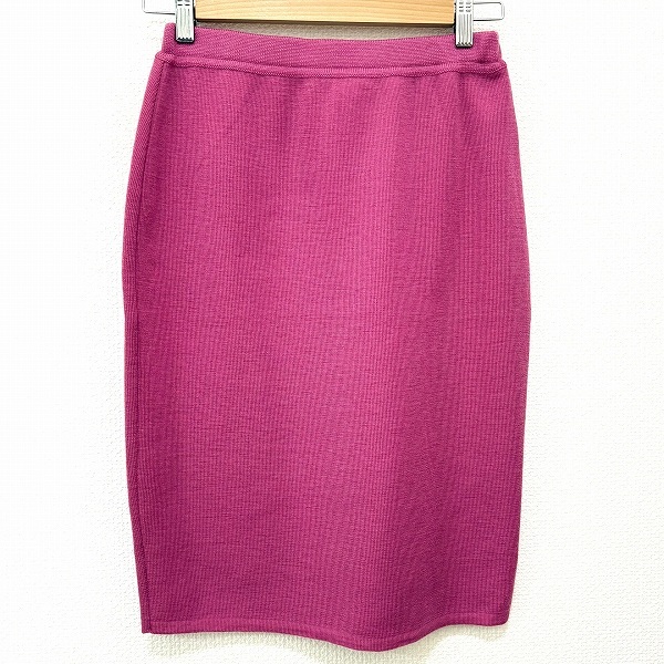 #wnc Ferragamo Ferragamo юбка S розовый серия вязаный галстук to Италия производства женский [784366]