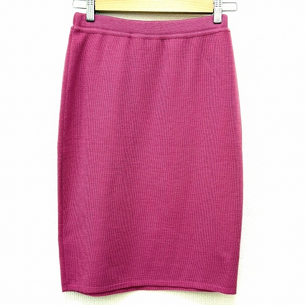 #wnc Ferragamo Ferragamo юбка S розовый серия вязаный галстук to Италия производства женский [784366]