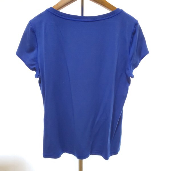 #snc イタリヤ 伊太利屋 Tシャツ 9 青 ラインストーン ゾウ サーカス レディース [937728]