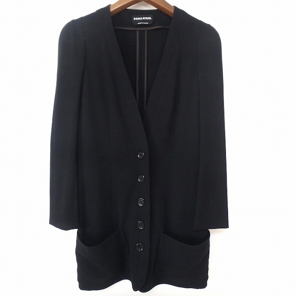 #anc ソニアリキエル SONIARYKIEL ジャケット 36 黒 レディース [841040]