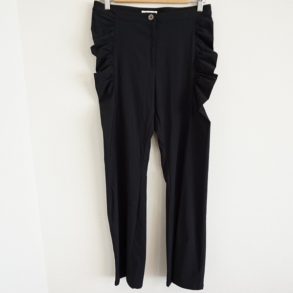 #anc コーザノストラ COSA-NOSTRA パンツ 42 黒 フリル レディース [774801]_画像1