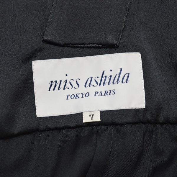 #anc ミスアシダ missashida ワンピース 7 黒 カクテルドレス ビジュー レディース [714976]_画像5