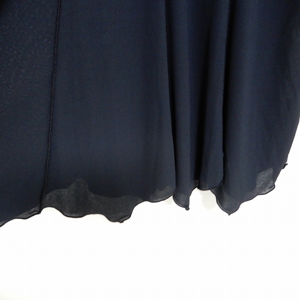 #anc コーザノストラ COSA-NOSTRA チュニック 黒系 五分袖 シースルー レディース [883733]_画像4