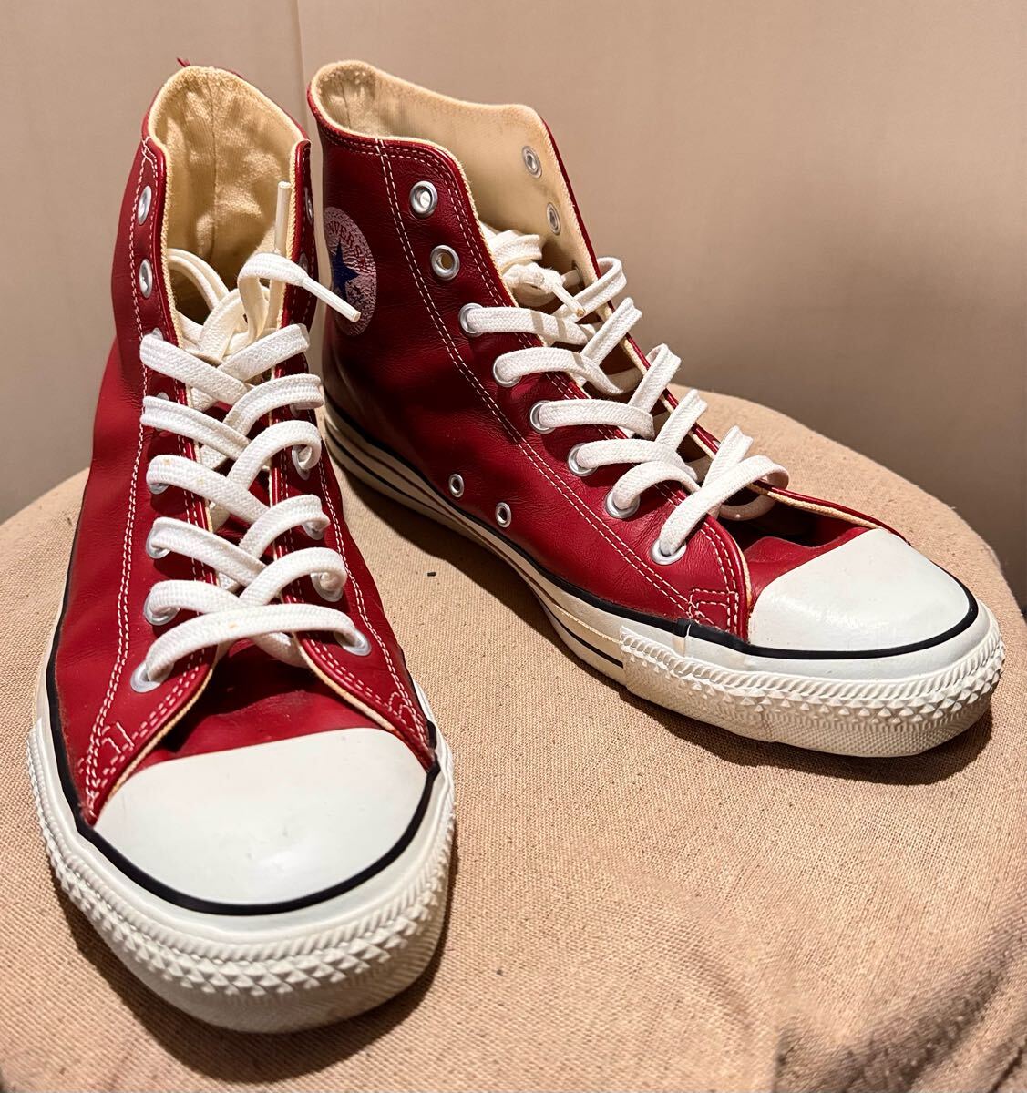 CONVERSE コンバース ALL STAR MADE IN USA HI LEATHER RED
