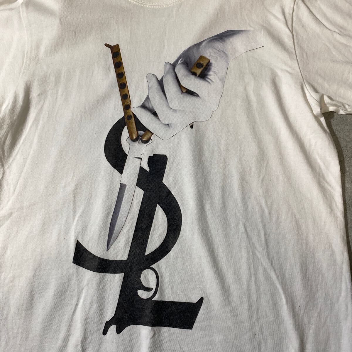 square スクエア　名古屋　 Tシャツ　半袖　グラフィックプリント　ナイフ　 半袖Tシャツ　メンズM