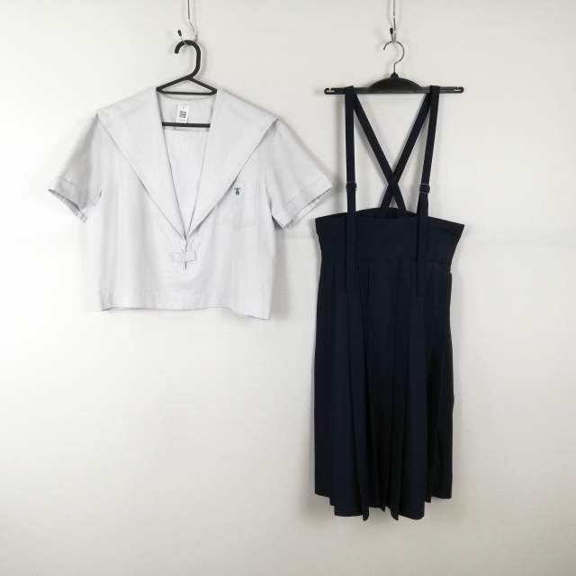 1円 セーラー服 スカート スカーフ 上下3点セット 大きいサイズ