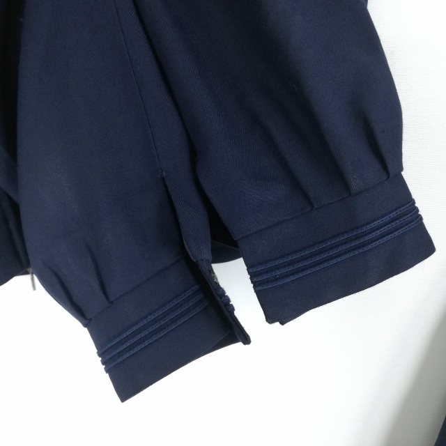 1円 セーラー服 スカート 上下2點セット 大きいサイズ 特大 オリーブデオリーブ 冬物 青3本線 女子 中學 高校 紺 中古 ランクC EY4014