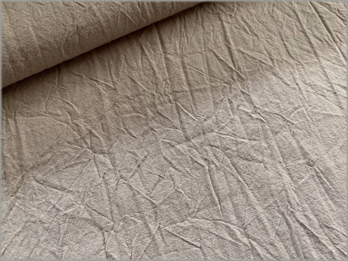 mets★5m*ハンドワッシャー*シーチング無地*cafe au lait*生地10